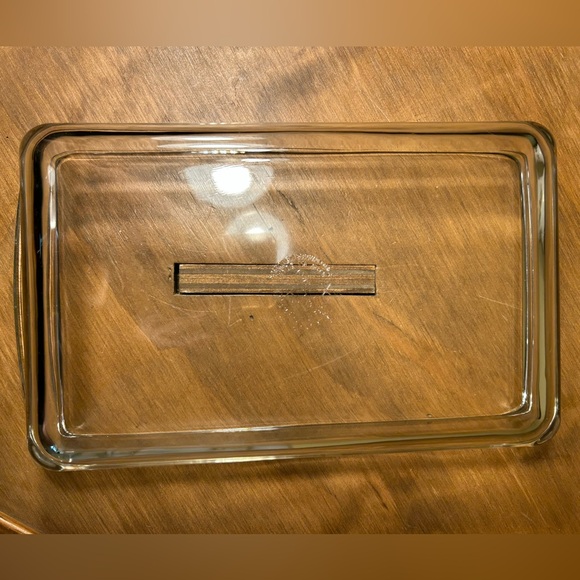 Vintage PYREX 232 Clear Glass 11-3/4”×7-1/2”×1-3/4” Casserole Baking Dish 2 Qt. - Picture 4 of 6